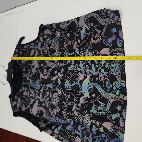 Mushroom Top Mens see measurements  Xs S Retro 70s 80s Vintage Sleeveless - Picture 4 of 7